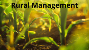 MBA in Rural Management