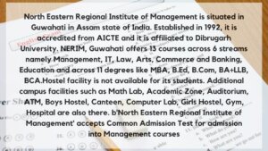 North Eastern Regional Institute of Management