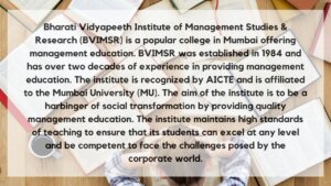 Bharati Vidyapeeth's Institute of Management Studies and Research